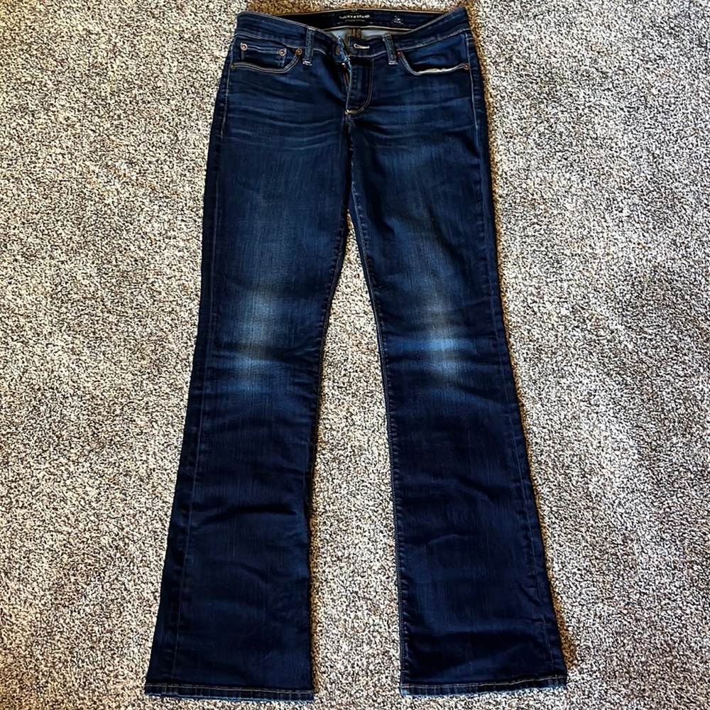 Dark Wash Lucky Bootcut Jeans